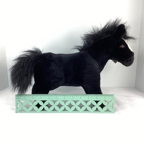 K&M International Conservation Counts Plush Horse Pony Black Vintage 1993 Farm - Picture 12 of 12